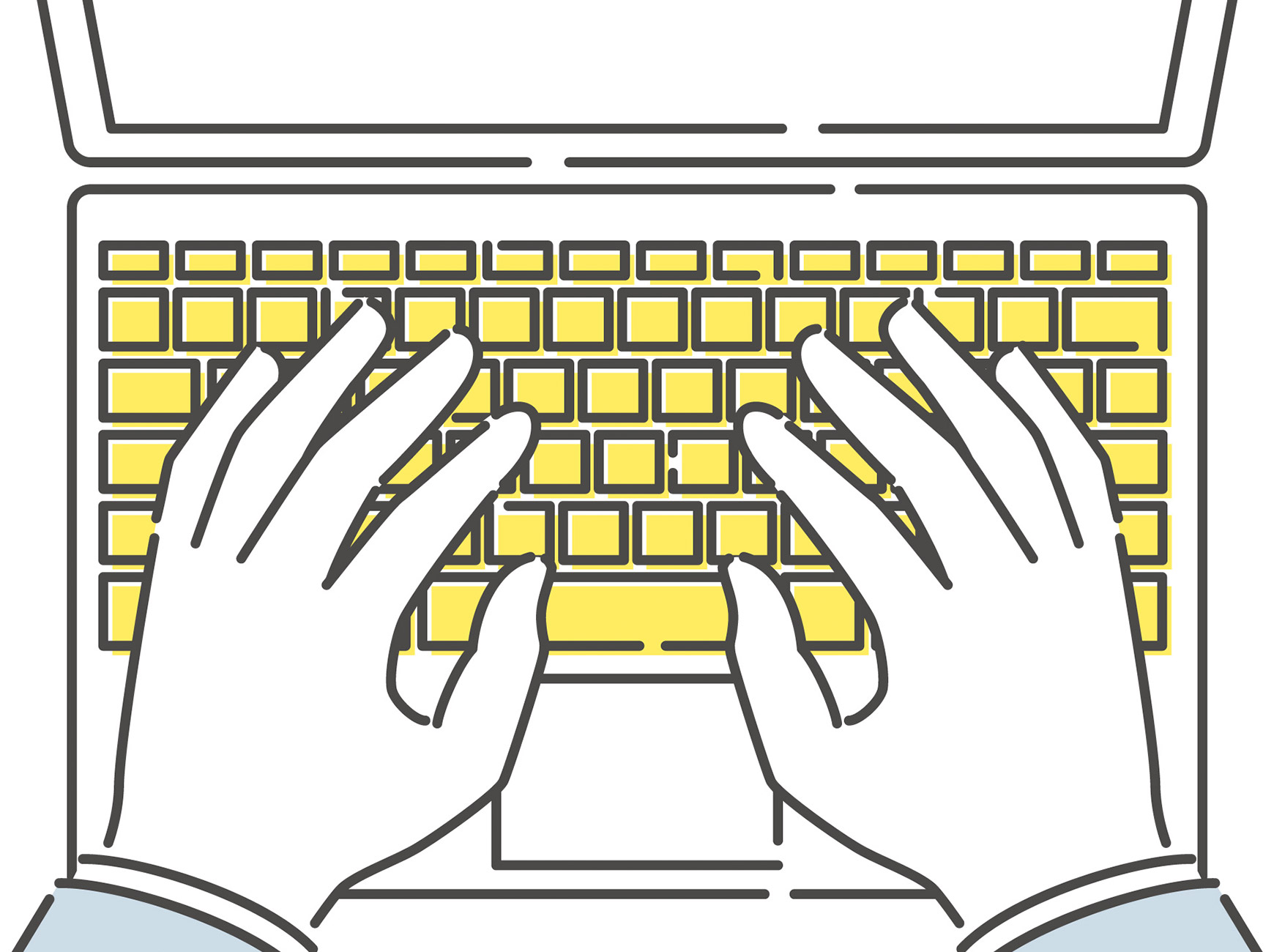 タイピングの説明のイメージ